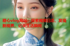 糖心vlog网站：探索视频日志，发现新视界，记录生活瞬间