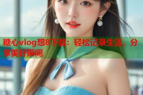 糖心vlog想8下载：轻松记录生活，分享美好瞬间