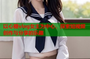 以心糖vlog女主为中心，探索短视频创作与分享的乐趣