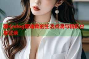 糖心vlog糖诸葛的生活点滴与精彩分享记录