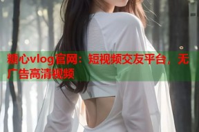 糖心vlog官网：短视频交友平台，无广告高清视频