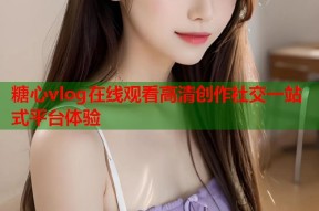 糖心vlog在线观看高清创作社交一站式平台体验
