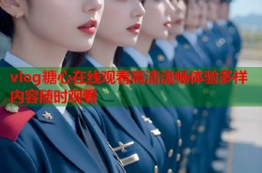 vlog糖心在线观看高清流畅体验多样内容随时观看