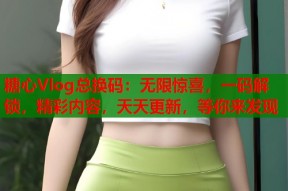 糖心Vlog总换码：无限惊喜，一码解锁，精彩内容，天天更新，等你来发现