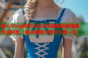 糖心Vlog网页无法访问疑难排查指南：常见问题、解决策略与替代方案一览