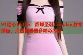 91糖心VLOG：貂蝉圣诞Cosplay激情爆破，点击观看更多精彩内容