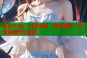 糖心Vlog：分享生活，结交朋友，享受短视频与直播