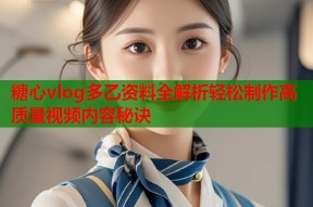 糖心vlog多乙资料全解析轻松制作高质量视频内容秘诀
