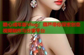 糖心成年版Vlog：葫芦带你探索创意视频制作与分享平台