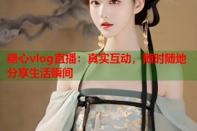 糖心vlog直播：真实互动，随时随地分享生活瞬间