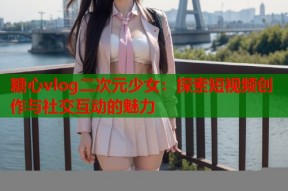 糖心vlog二次元少女：探索短视频创作与社交互动的魅力