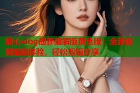 糖心vlog最新破解版黄色版：全新视频编辑体验，轻松剪辑分享