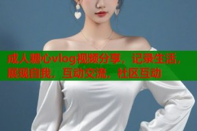 成人糖心vlog视频分享，记录生活，展现自我，互动交流，社区互动
