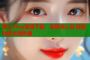 糖心Vlog直播下载：零距离心动 释放你的无限热爱