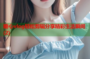 糖心vlog轻松剪辑分享精彩生活瞬间(2)