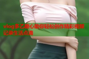 vlog多乙糖心助你轻松创作精彩视频记录生活点滴
