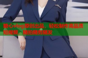 糖心vlog原创出品，轻松制作高品质短视频，随拍随剪随发