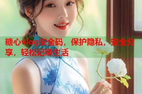 糖心vlog安全码，保护隐私，安全分享，轻松记录生活