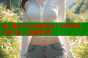 成人糖心VLOG视频app：记录生活，分享心情，发现新世界