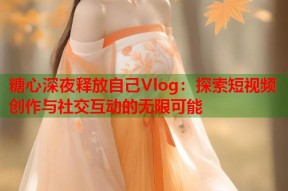 糖心深夜释放自己Vlog：探索短视频创作与社交互动的无限可能