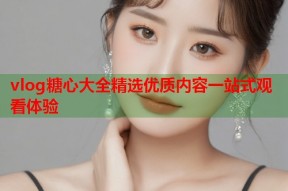 vlog糖心大全精选优质内容一站式观看体验