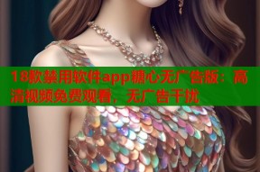 18款禁用软件app糖心无广告版：高清视频免费观看，无广告干扰
