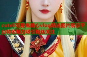 cuteli可爱兔糖心vlog精选图片展示平台特色魅力吸引粉丝关注