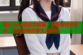 糖心vlog唐伯虎截图：短视频创作平台，轻松剪辑分享生活瞬间