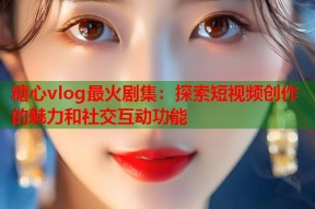 糖心vlog最火剧集：探索短视频创作的魅力和社交互动功能