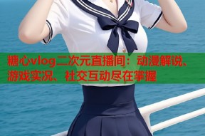 糖心vlog二次元直播间：动漫解说、游戏实况、社交互动尽在掌握