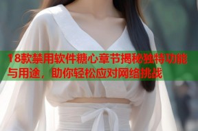 18款禁用软件糖心章节揭秘独特功能与用途，助你轻松应对网络挑战