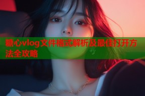 糖心vlog文件格式解析及最佳打开方法全攻略