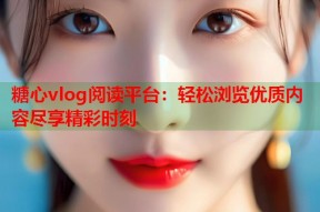 糖心vlog阅读平台：轻松浏览优质内容尽享精彩时刻