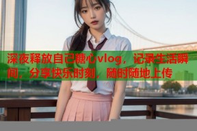 深夜释放自己糖心vlog，记录生活瞬间，分享快乐时刻，随时随地上传