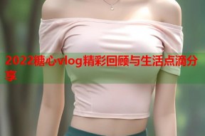 2022糖心vlog精彩回顾与生活点滴分享