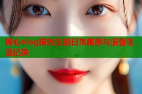 糖心vlog猫先生的日常趣事与温馨生活记录