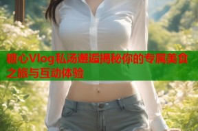 糖心Vlog私汤邂逅揭秘你的专属美食之旅与互动体验