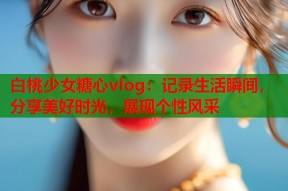 白桃少女糖心vlog：记录生活瞬间，分享美好时光，展现个性风采