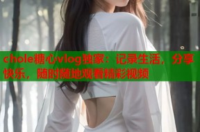 chole糖心vlog独家：记录生活，分享快乐，随时随地观看精彩视频