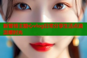 新晋博主糖心vlog日常分享生活点滴温暖时光