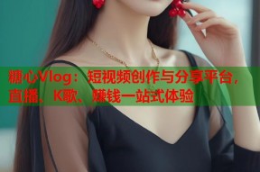 糖心Vlog：短视频创作与分享平台，直播、K歌、赚钱一站式体验