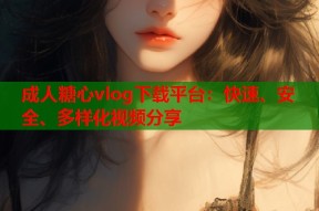 成人糖心vlog下载平台：快速、安全、多样化视频分享