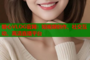 糖心VLOG官网：短视频创作、社交互动、高清直播平台