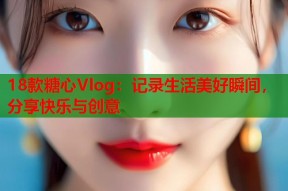 18款糖心Vlog：记录生活美好瞬间，分享快乐与创意