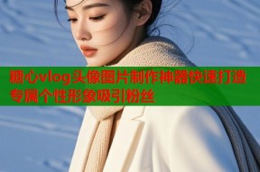 糖心vlog头像图片制作神器快速打造专属个性形象吸引粉丝