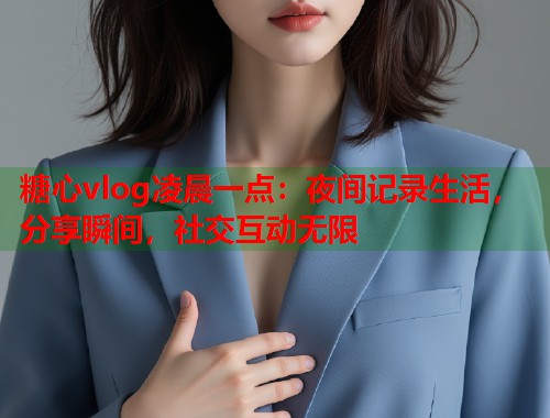 糖心vlog凌晨一点：夜间记录生活，分享瞬间，社交互动无限  第1张