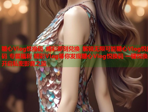 糖心Vlog悦换码 精彩即刻兑换 解锁无限可能糖心Vlog悦换码 专属福利 精彩Vlog等你发现糖心Vlog悦换码 一键悦换 开启私密影音之旅  第1张