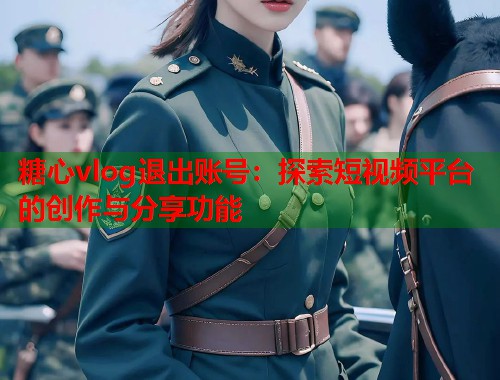 糖心vlog退出账号：探索短视频平台的创作与分享功能  第1张