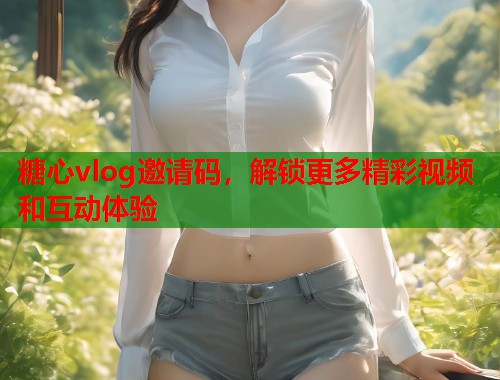 糖心vlog邀请码，解锁更多精彩视频和互动体验  第1张