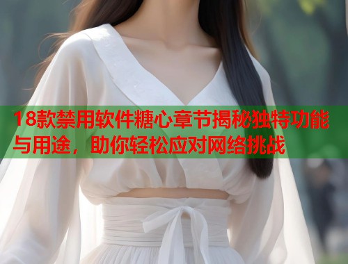 18款禁用软件糖心章节揭秘独特功能与用途，助你轻松应对网络挑战  第1张